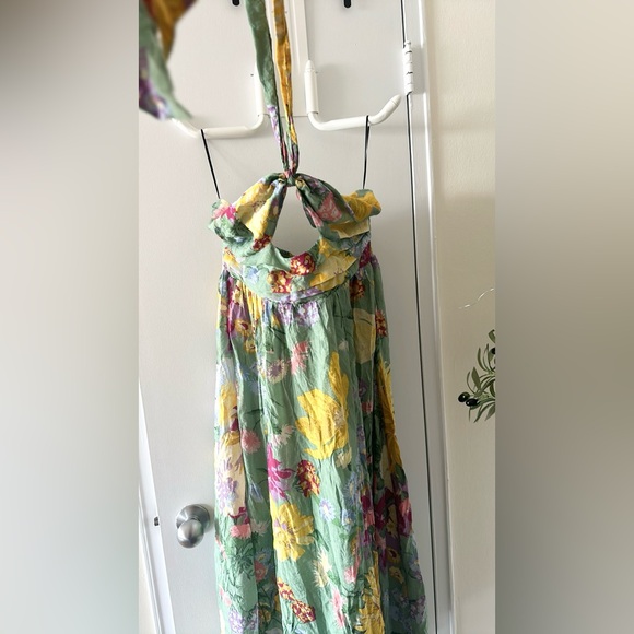 H&M Floral Halter neck Maxi Dress NWOT - Picture 5 of 5